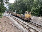 Threader cars bring up the rear of the CWR train